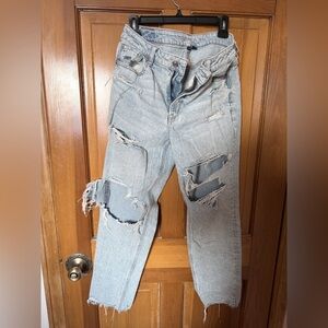 American Eagle Strigid Mom Jean
